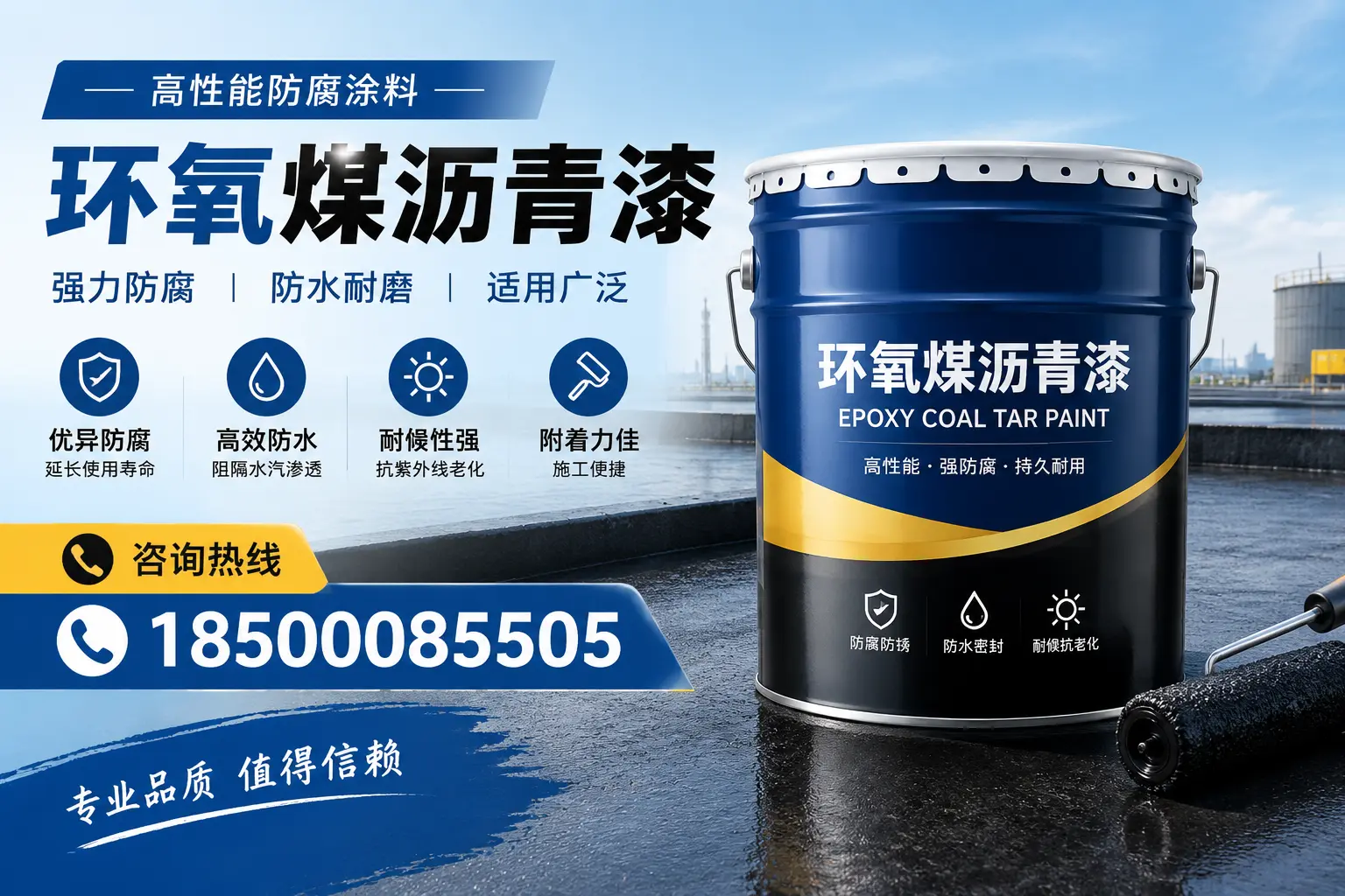 环氧煤沥青漆的主要成分与功能，磐石用户深度了解